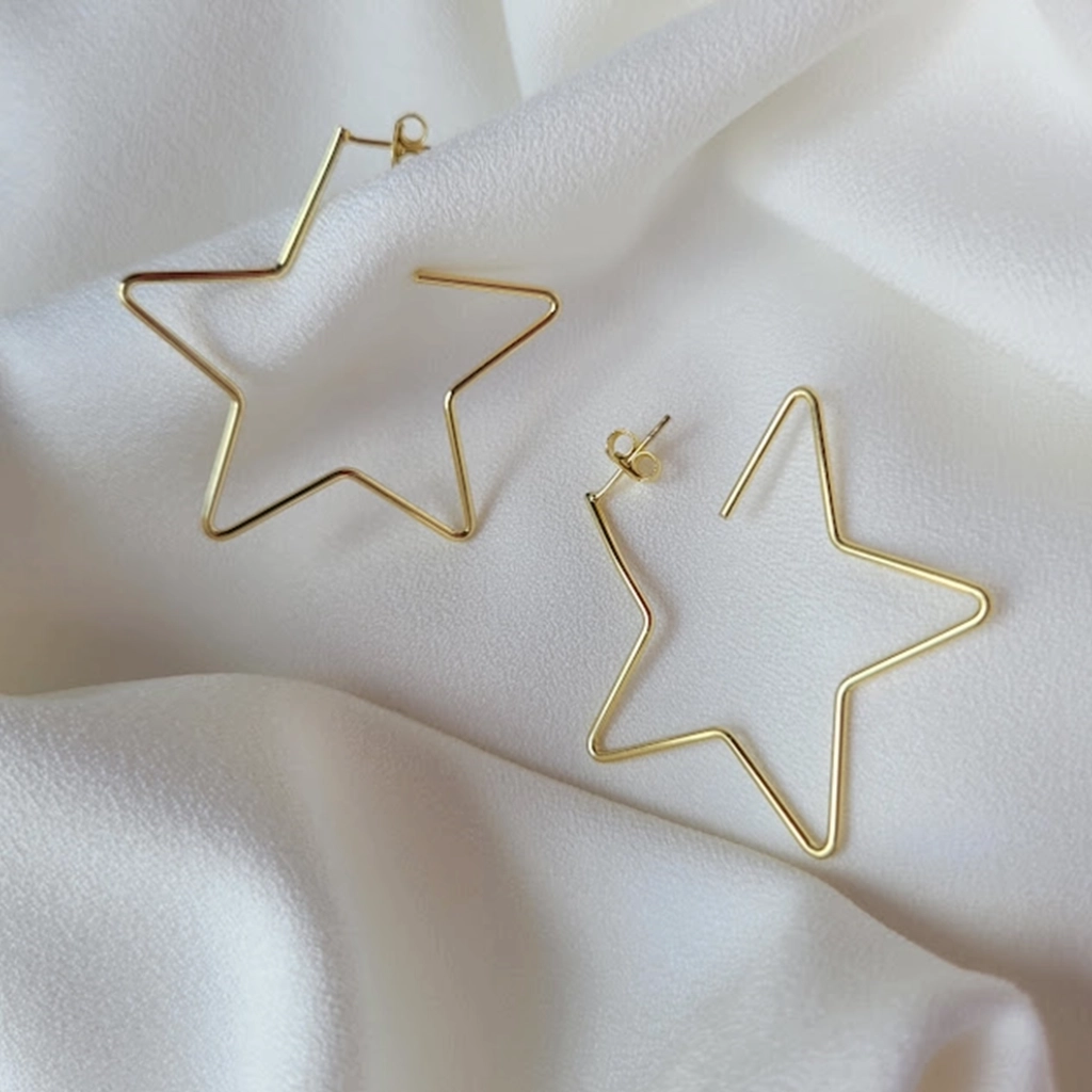 Argola Estrela Lisa