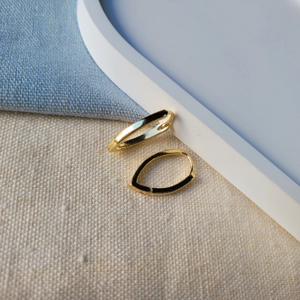 Argola Oval Lisa