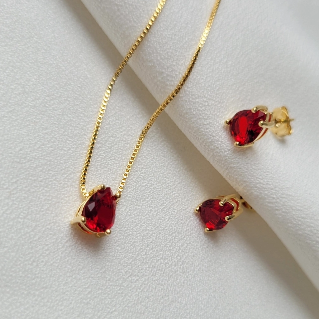 Conjunto Gota Rubi
