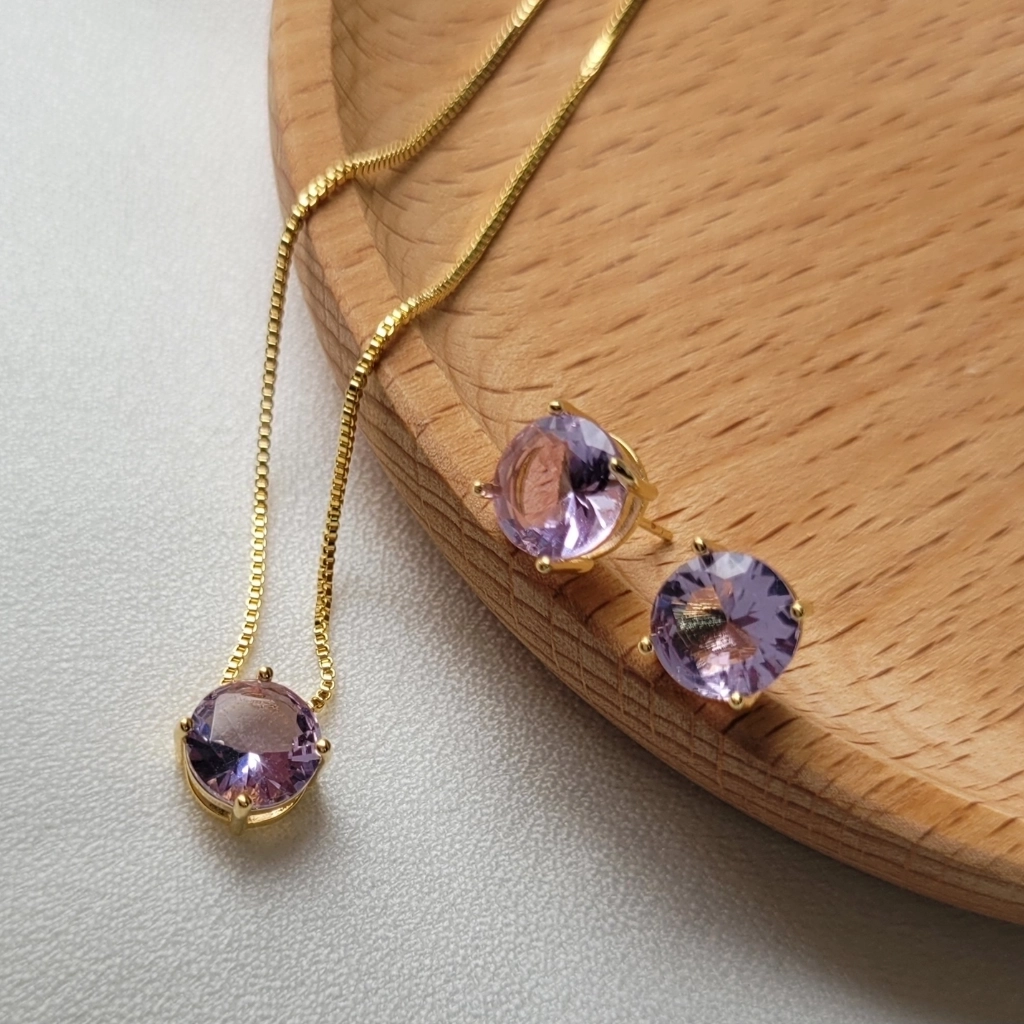 Conjunto Círculo Lilás