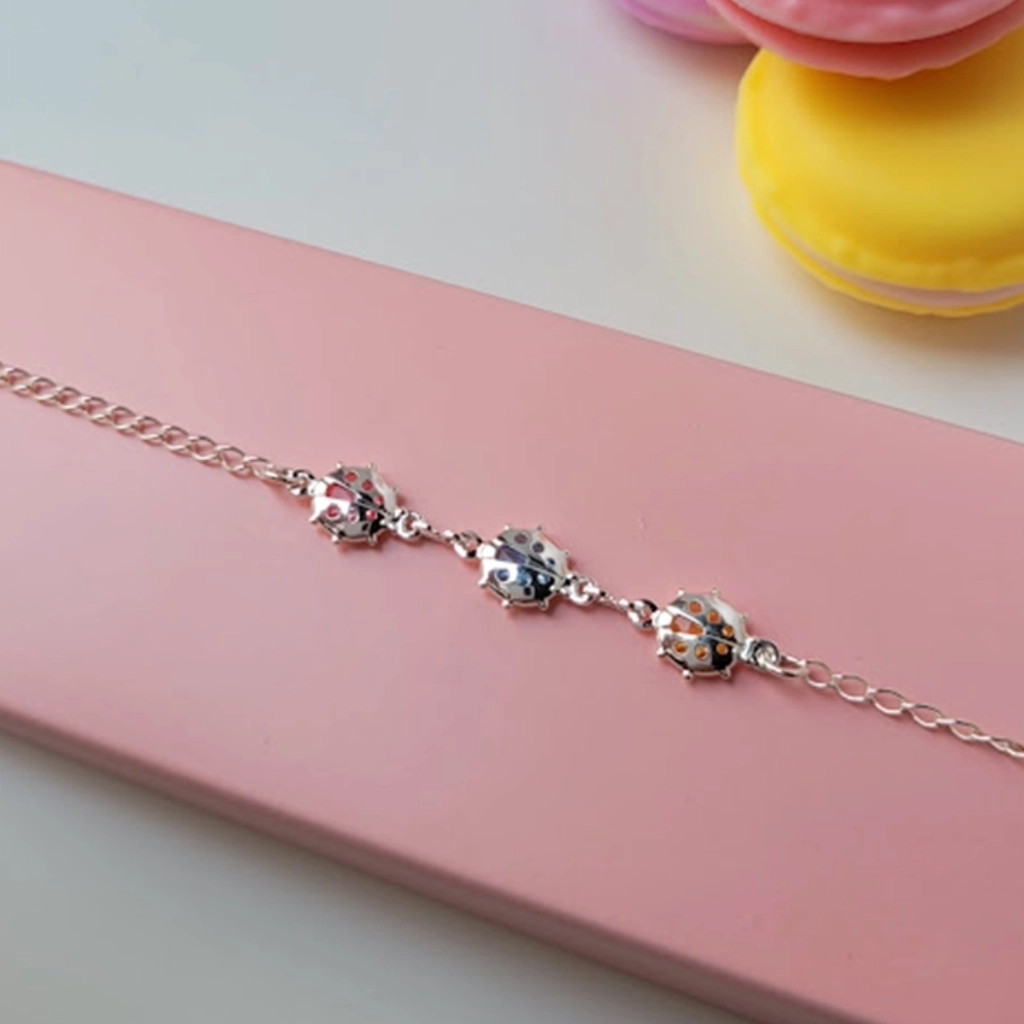 Pulseira Infantil Joaninha